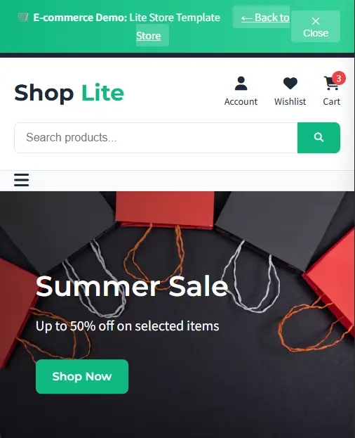 E-commerce Template