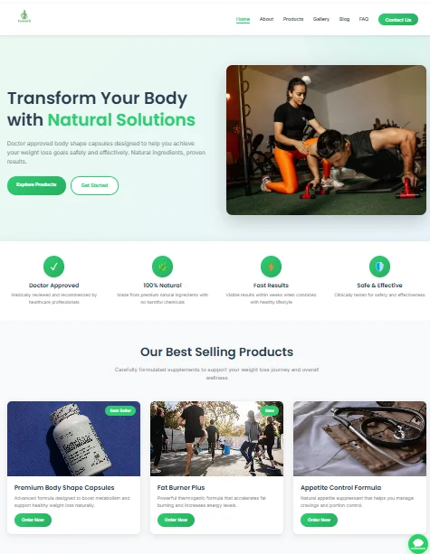 SweetFavor Template - Bakery and cake shop website