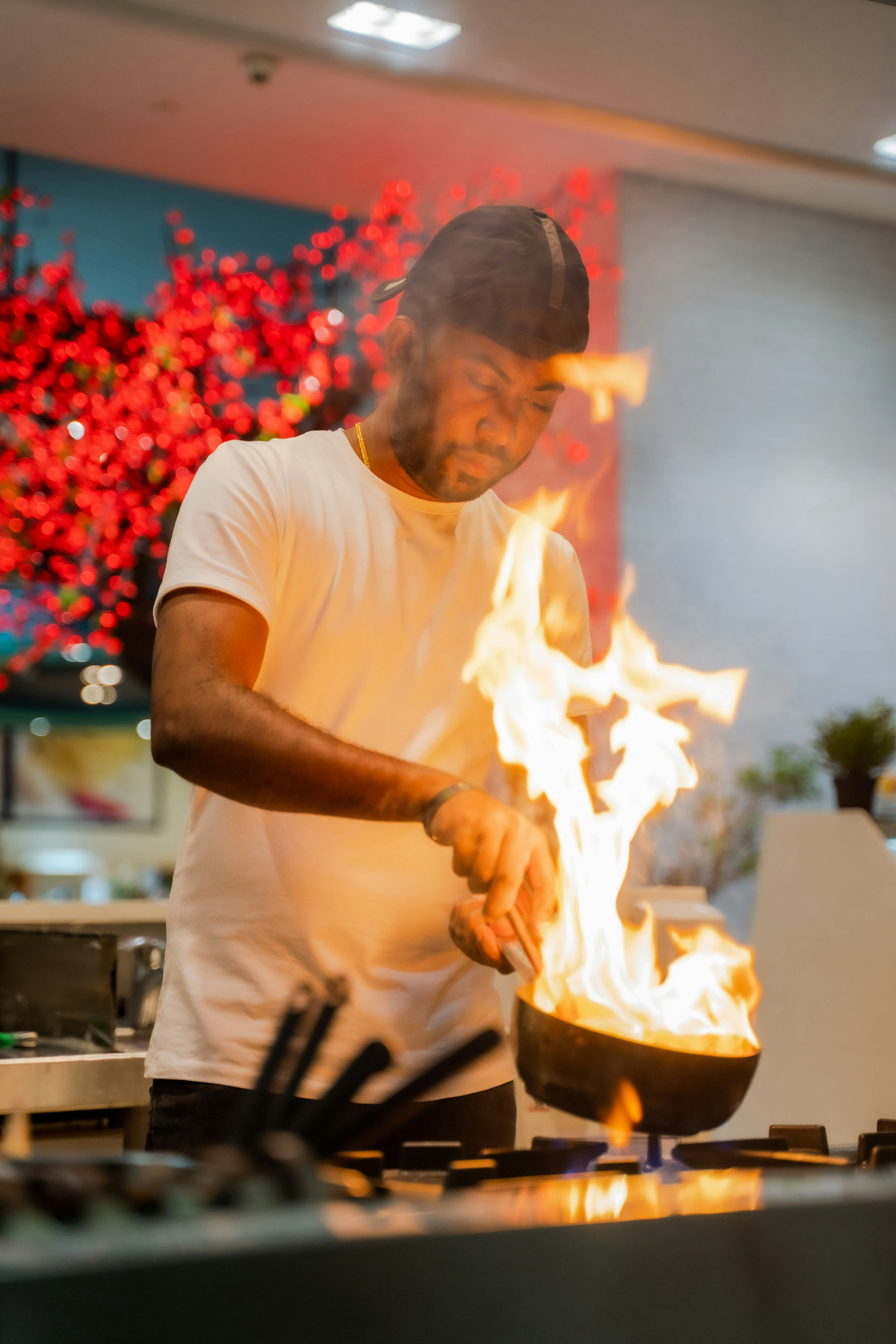 image of chef preparing food